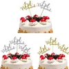 Forniture festive Altra festa Eid Mubarak Cake Toppers Decor Ornamento da dessert per il festival islamico Banchetto Decorazioni per cupcake