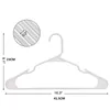 Cintres Racks 10/20 cintres noir et blanc PP plastique antidérapant cintres secs garde-robe manteaux cintres adultes 42CM 230408