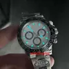 Homens de fábrica limpa relógios 40-12,2mm 4130 Movimento de tempo mecânico totalmente automático