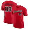 Benutzerdefinierte Fußball-Baseball-Fußball-Hockey-Dry-Fit-Fans-Sport-T-Shirts, bedruckt mit beliebigen Zahlen, jedem Namen, jedem Team, Retro-Jersey-Shirts für Herren und Damen, S-3XL