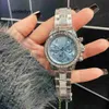 Kwarc obserwuj High Precision spersonalizowany duży pokrętło Watch Digital Face Ice Randy Quartz