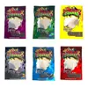 Vente en gros 6 types Dank Mylar Bag 500 mg emballage sachets à fermeture éclair refermables sacs Oxlbq