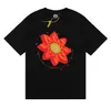 Blanc noir classique designer t-shirt d'été à manches courtes fleur de lotus rouge hommes femmes t-shirt t-shirt vêtements pour hommes