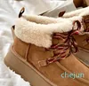 Bottes d'hiver australie femmes style Maillard botte de neige classique en peluche cheville courte mini fourrure bottines pour femmes