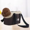 Tecido de bolsa para animais de estimação portador de cachorro com lados macios para almofada interna ajustável
