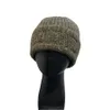 Hochwertiger, luxuriöser, randloser Designer-Hat für Herren und Damen, gestrickt, neutraler Kaschmir-Buchstabe, Winter, Outdoor, Skifahren, Gehörschutz, Marke Hat84