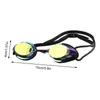 Goggles bril voor zwemwedstrijd Zwemmende bril Anti-bevorderging Waterbestendige lekbestendige platen voor volwassenenpoolbril voor vrouwen en P230408