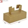 Jewelry Boxes 3pcs/lot High Quality Gold PU Jewelry Display Bracelet Stand Holder Organizer Cases Q231109