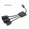 Freeshipping OTG 3/4 porte Micro USB Hub di ricarica cavo adattatore connettore splitter per smartphone computer tablet PC cavo dati Uvoom