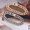 Hot Sale Brilliant Moissanite Bracelet Hip Hop Jewelry In Sterling Sier With Solid Gold Plating