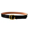 Fashion Belt Luxury Accessories High-quality Smooth Buckle men's and women's jeans Designer belt box 38mm wide tail