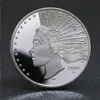 Arts and Crafts 2019 Foreign Trade Eagle Ocean Commemorative Silver Coin