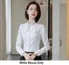 Damesblouses Elegante damesshirts met lange mouwen OL-stijlen Lente Herfst Professioneel kantoor Dames Interview Carrière Tops Kleding