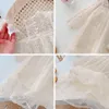 Girl's Dresses Bear Leader Lace Baby Girls Dress Long Sleeve Dresses Summer Weddings Kids Birthday Party Princess Dress Children Tulle Vestidos 230408