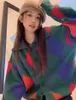Damesbreien Korobov Y2K Kleding Tassel Design Sweater Lazy Style Cardigan Women Green Green Rapel Coat Korean Fashion Pull Femme Hiver 2023