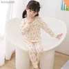 Pyjama Peuter Jongens Meisjes Nachtkleding Pak Kinderen Pyjama Kid Ondergoed Set Herfst Baby Cartoon Thuis Kleding Koreaanse Stijl Tweedelige SetL231109