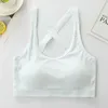 Camisoles Tanki Dziewczęta Bra Kamizelka Oddychana bieliznę miękka bez wyściełanych nastolatków bezproblemowy sport bras camisole sujetadores para