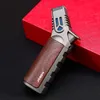 Tändare Jobon stark fyra blå låga vindtät justerbar storlek fast brandlås design fackla pistolcykel uppblåsbar cigarrändare