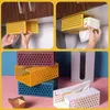 Tissue Boxes & Napkins Nordic Style Wall-mounted Box Triangle Hollow Paper Towel Holder Kitchen Napkin Storage For Home Living Room Office