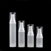 100 pièces 15 ml 20 ml 30 ml 50 ml bouteille sans air givré pompe à vide bouteille lotion vaporisateur avec PP matériel F2657