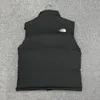 Designer Lyxig herrvinterväst Bomullsjacka förtjockad Isolering Utomhus Sport Kvinnor Solid Color Sleeveless Jacket 1E7Q