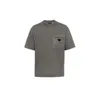 자수 삼각형 럭셔리 브랜드 패션 남성 티셔츠 남성용 폴로 짧은 소매 통기성 티 패턴 프린트 프린트 남성 여름 T 셔츠