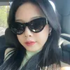 남자와 여자를위한 고양이 눈 선글라스 디자이너 그물 붉은 빨간색 선글라스 inse eye personatized fashion sunglasses female slm94