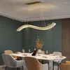 Chandeliers Modern Luxury Bedroom Bedside LED Crystal Chandelier Restaurant Living Room Long Gold Chandelier3 Color Dimming