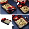 Dinnerware Define Plate Cold Plate Udon Bandeja de prato japonês Macacho de estilo de mesa de mesa Restaurante