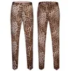 Męskie garnitury Blazery Leopard Print Men garnitur Set z Pants Safari for Performance Dj Kurtka luksusowa piosenkarka Star Coat 231109