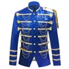 Mens Suits Blazers Shiny Sequin Blazer Men Glitter Chain Military Dress Tuxedo Suit Jacket Nightclub Stage Show Cosplay Masculino 231109