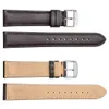 Titta på band WOCCI Elegant Coffee Black Leather Watch Straps 18mm-24mm Storlek tillgänglig i unisex utrustad med verktyg 231108