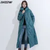 Women's Down Parkas Swredmi Down Coats Women Winter Ny Long Clothing Waterproof White Duck Down Jackets Kvinna S-2XL Casaco de Frio Feminino Zln231109