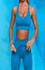 Stroje jogi projektant wysokiej jakości mody kobiet trening fitness Sport Sport Bra Bra Pants Suit Ćwiczenie pionowego paska Ćwiczenia7774457