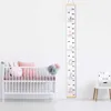 Estatuetas decorativas bebê criança crianças altura régua crescimento tamanho gráfico medida adesivo de parede para quarto decoração casa pendurar