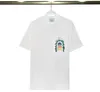 Camisetas para hombre clásico blanco negro casa diseñador camiseta verano manga corta club de tenis casablanca hombres mujeres camiseta camiseta ropa para hombre