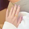 Wedding Rings 2023 Mode en Fugitive Princess Ring Love Model Ladies Bow Knot Gold Valentijnsdag Edwi22