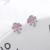 Ohrstecker Ohrstecker Intarsien Zirkon Wolke Regentropfen Für Frauen Kreative Persönlichkeit Trendy 2023 Modeschmuck Damen Einfache Geschenke