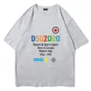 DSQ2 2023メンズプリントシャツTシャツブランドブランドシンプルなストリート半袖のカジュアルクラシックファッションパーソナリティトレンド