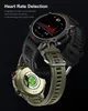 1.53 AMOLED TF10 PRO 야외 견고한 군용 BT Call Smart Watch Sports Fitness Tracker Android iOS 용 심장 모니터