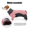 Dog Apparel Cotton-Padded Clothes For Dogs Four-Legged Soft Pullover Fleece Cold-proof Warm Medium And Large