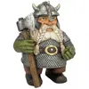 Trädgårdsdekorationer hartshantverk visar mögel simulering Miniatyr Viking Victor Norse Dwarf Gnome Figurine Staty Decor for Gard Yard