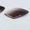 Wholesale Luxury Diamond Cut Lens Install metal fitting Square Rimless Sunglasses Lens Fashion Accessories With Metal Attachment Red Lens or Brown Lens or Gray lens