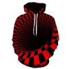 Hoodies masculinos 3d vortex série impresso hoodie casual moda moletom feminino casal rua pulôver plus size sudaderas