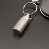 Chaveiros 2023 Presente de Chrismas High-End Portátil Liga de Titânio Garrafas À Prova D 'Água Canister Keychain