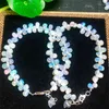 Strand Natural Opal Teardrop Bracelet Round Beads Crystal Quartz Healing Women Men Jewelry Birthday Gift 1PCS 6mm