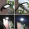 Solar Wall Lights Outdoor Solar Light with Motion Detector Solar 88LED Garden Wall Spotlight 4 Modes Lighting Waterproof Energy Saving Lamp Q231109