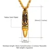 Pendant Necklaces Cross Necklace For Men Military Stainless Steel Chain Yellow Gold Color Wholesale P911