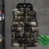 Men's Vests Vest Winter Warm Sleeveless Jackets Fashion Camouflage Hooded Gilet Casual Coat Men Clothes Big Size 9XL Male Tops 231109