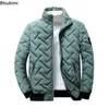 Мужские пуховые парки, осенне-зимняя куртка, мужская корейская уличная одежда с хлопковой подкладкой, повседневная модная одежда, мужские теплые пальто 5XL 231109